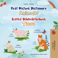 Cover First Picture Dictionary Animals Erstes Bildwörterbuch Tiere (English German Bilingual Collection) (eBook, ePUB)