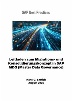 Cover Leitfaden zum Migrations- und Konsolidierungskonzept in SAP MDG (Master Data Governance)