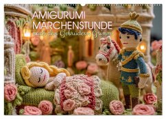 Cover Amigurumi Märchenstunde nach den Gebrüdern Grimm (Wandkalender 2026 DIN A2 quer), CALVENDO Monatskalender
