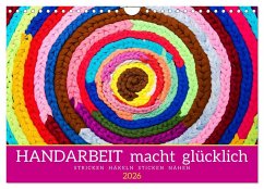 Handarbeit macht glücklich (Wandkalender 2026 DIN A4 quer), CALVENDO Monatskalender Cover Handarbeit macht glücklich (Wandkalender 2026 DIN A4 quer), CALVENDO Monatskalender