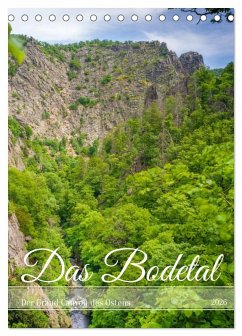 Cover Das Bodetal - Der Grand Canyon des Ostens (Tischkalender 2026 DIN A5 hoch), CALVENDO Monatskalender