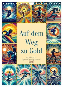 Cover Auf dem Weg zu Gold - Ein Jahr mit Olympischen Sportarten (Wandkalender 2026 DIN A4 hoch), CALVENDO Monatskalender