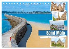 Saint Malo - charmante Hafenstadt (Tischkalender 2026 DIN A5 quer), CALVENDO Monatskalender Saint Malo - charmante Hafenstadt (Tischkalender 2026 DIN A5 quer), CALVENDO Monatskalender