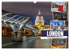 LONDON Magie einer Metropole (Wandkalender 2026 DIN A3 quer), CALVENDO Monatskalender