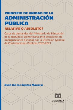 Cover Principio de Unidad de la Administración Pública (eBook, ePUB)