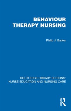 Cover Behaviour Therapy Nursing (eBook, ePUB)