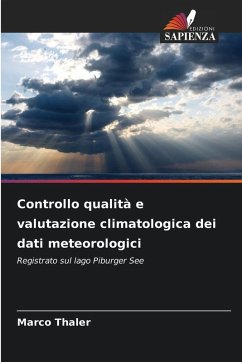 Controllo qualità e valutazione climatologica dei dati meteorologici Cover Controllo qualità e valutazione climatologica dei dati meteorologici