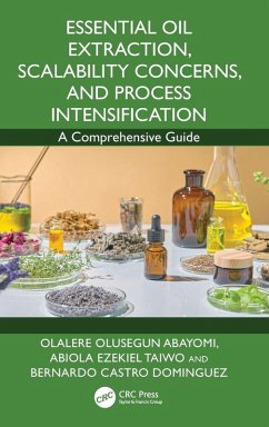 Cover Essential Oil Extraction, Scalability Concerns, and Process Intensification