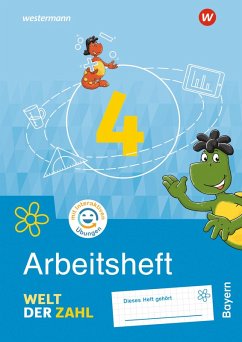 Cover Welt der Zahl 4. Arbeitsheft mit Interaktiven Übungen. Für Bayern