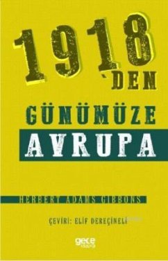 Cover 1918den Günümüze Avrupa