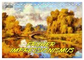Früher Impressionismus (Tischkalender 2026 DIN A5 quer), CALVENDO Monatskalender