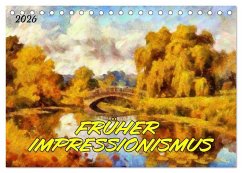 Cover Früher Impressionismus (Tischkalender 2026 DIN A5 quer), CALVENDO Monatskalender