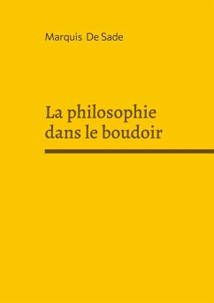 Cover La philosophie dans le boudoir