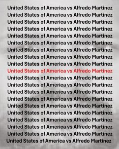 Cover The United States Vs Alfredo Martinez