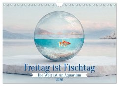 Cover Freitag ist Fischtag (Wandkalender 2026 DIN A4 quer), CALVENDO Monatskalender