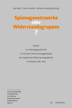 Cover Spionagenetzwerke oder Widerstandsgruppen?