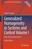 Generalized Homogeneity in Systems and Control Volume I (eBook, PDF)