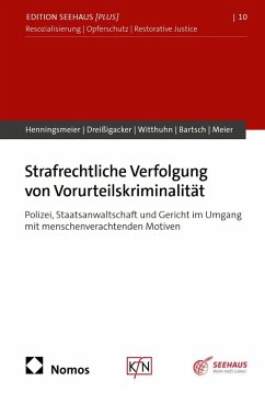 Cover Strafrechtliche Verfolgung von Vorurteilskriminalität (eBook, PDF)