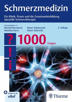 Cover Schmerzmedizin - 1000 Fragen (eBook, PDF)