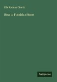 How to Furnish a Home
