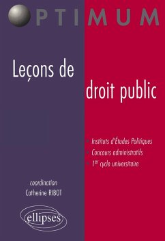 Cover Leçons de droit public