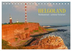 Cover HELGOLAND: Nordseeinsel, schöner Ferienort (Tischkalender 2026 DIN A5 quer), CALVENDO Monatskalender