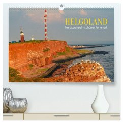 Cover HELGOLAND: Nordseeinsel, schöner Ferienort (hochwertiger Premium Wandkalender 2026 DIN A2 quer), Kunstdruck in Hochglanz
