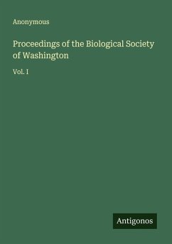 Proceedings of the Biological Society of Washington - Anonymous