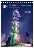 Cottbus und Umgebung für Nachtschwärmer (Tischkalender 2026 DIN A5 hoch), CALVENDO Monatskalender