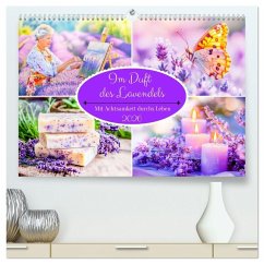 Cover Im Duft des Lavendels - Mit Achtsamkeit durchs Leben (hochwertiger Premium Wandkalender 2026 DIN A2 quer), Kunstdruck in Hochglanz
