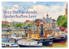 Cover Herz Ostfrieslands - Zauberhaftes Leer (Wandkalender 2026 DIN A3 quer), CALVENDO Monatskalender