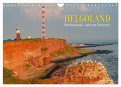 Cover HELGOLAND: Nordseeinsel, schöner Ferienort (Wandkalender 2026 DIN A4 quer), CALVENDO Monatskalender