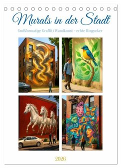 Cover Murals in der Stadt (Tischkalender 2026 DIN A5 hoch), CALVENDO Monatskalender