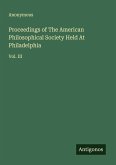Proceedings of The American Philosophical Society Held At Philadelphia