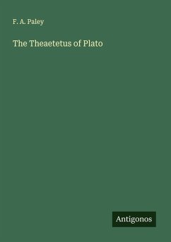 Cover The Theaetetus of Plato