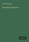 The Analysis of Sentences The Analysis of Sentences