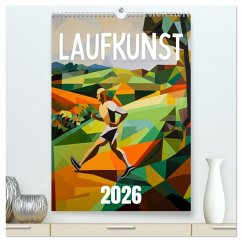 Laufkunst. (hochwertiger Premium Wandkalender 2026 DIN A2 hoch), Kunstdruck in Hochglanz Laufkunst. (hochwertiger Premium Wandkalender 2026 DIN A2 hoch), Kunstdruck in Hochglanz