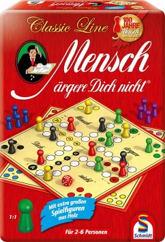 Cover Schmidt 49439 - Classic Line, Mensch ärgere Dich nicht, Metalldose