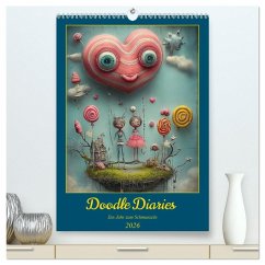 Doodle-Diaries - Ein Jahr zum Schmunzeln (hochwertiger Premium Wandkalender 2026 DIN A2 hoch), Kunstdruck in Hochglanz Doodle-Diaries - Ein Jahr zum Schmunzeln (hochwertiger Premium Wandkalender 2026 DIN A2 hoch), Kunstdruck in Hochglanz