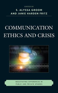 Cover Communication Ethics and Crisis (eBook, PDF)