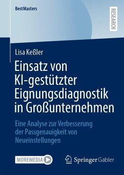 Cover Einsatz von KI-gestützter Eignungsdiagnostik in Großunternehmen (eBook, PDF)