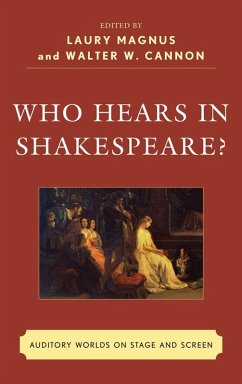 Who Hears in Shakespeare? (eBook, PDF)