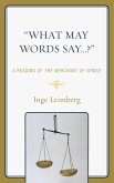 'What May Words Say . . . ?' (eBook, PDF) 'What May Words Say . . . ?' (eBook, PDF)