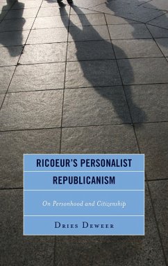 Ricoeur's Personalist Republicanism (eBook, PDF) - Deweer, Dries