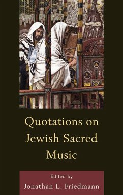Cover Quotations on Jewish Sacred Music (eBook, PDF)