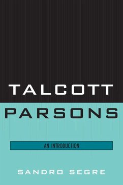 Cover Talcott Parsons (eBook, PDF)