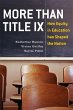 More Than Title IX (eBook, PDF) - Bild 1