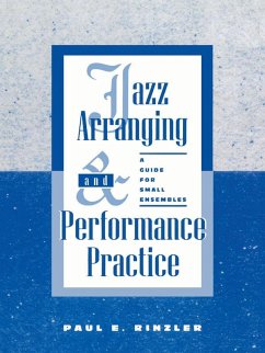 Cover Jazz Arranging and Performance Practice (eBook, PDF)