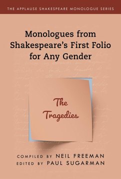 Monologues from Shakespeare's First Folio for Any Gender (eBook, PDF)