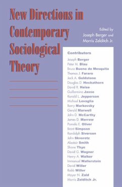 New Directions in Contemporary Sociological Theory (eBook, PDF) Cover New Directions in Contemporary Sociological Theory (eBook, PDF)